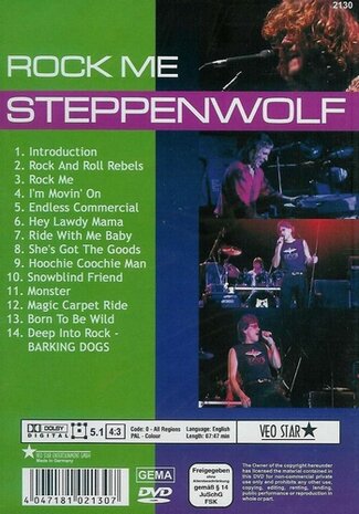 Muziek DVD - Steppenwolf