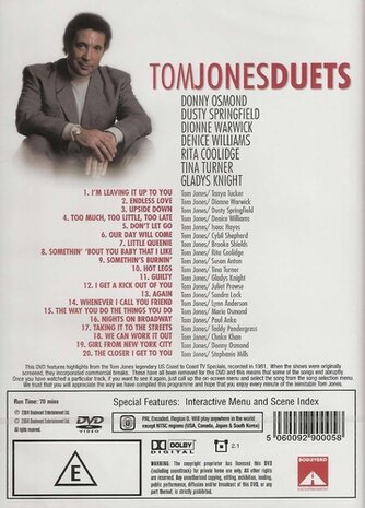 Muziek DVD - Tom Jones Duets