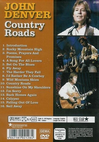 Muziek DVD - John Denver - Country roads