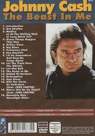 Muziek DVD - Johnny Cash The Beast in me