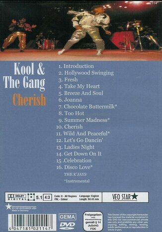 Muziek DVD - Kool & The Gang Sherish